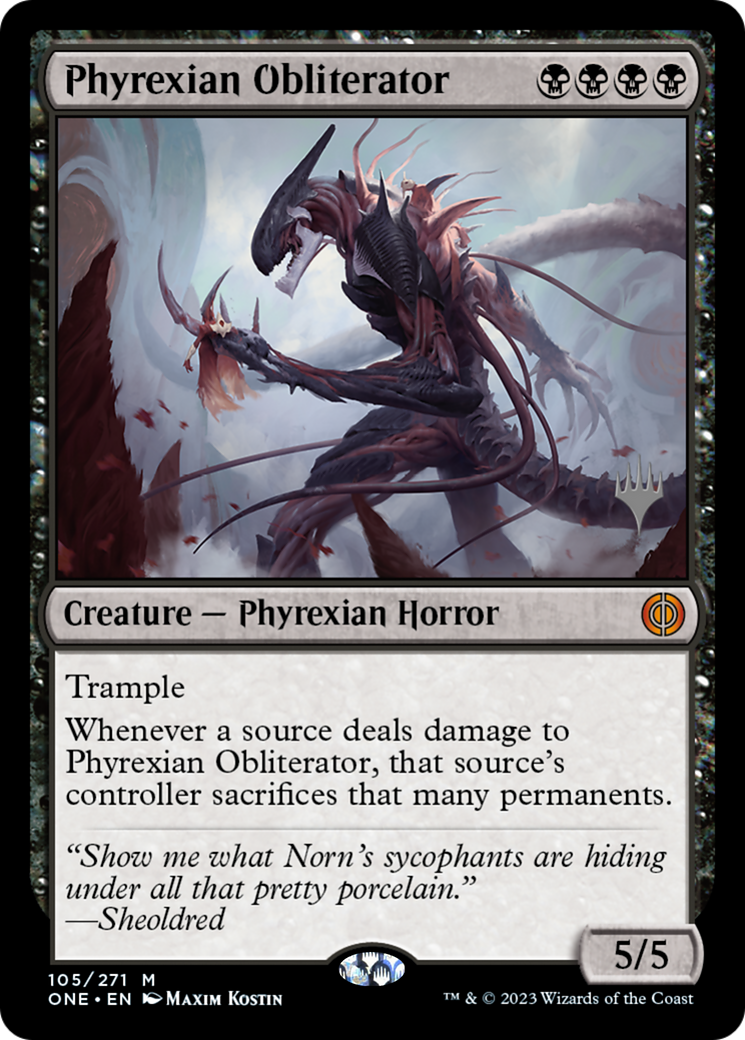 Phyrexian Obliterator (Promo Pack) [Phyrexia: All Will Be One Promos] | Good Games Cannington