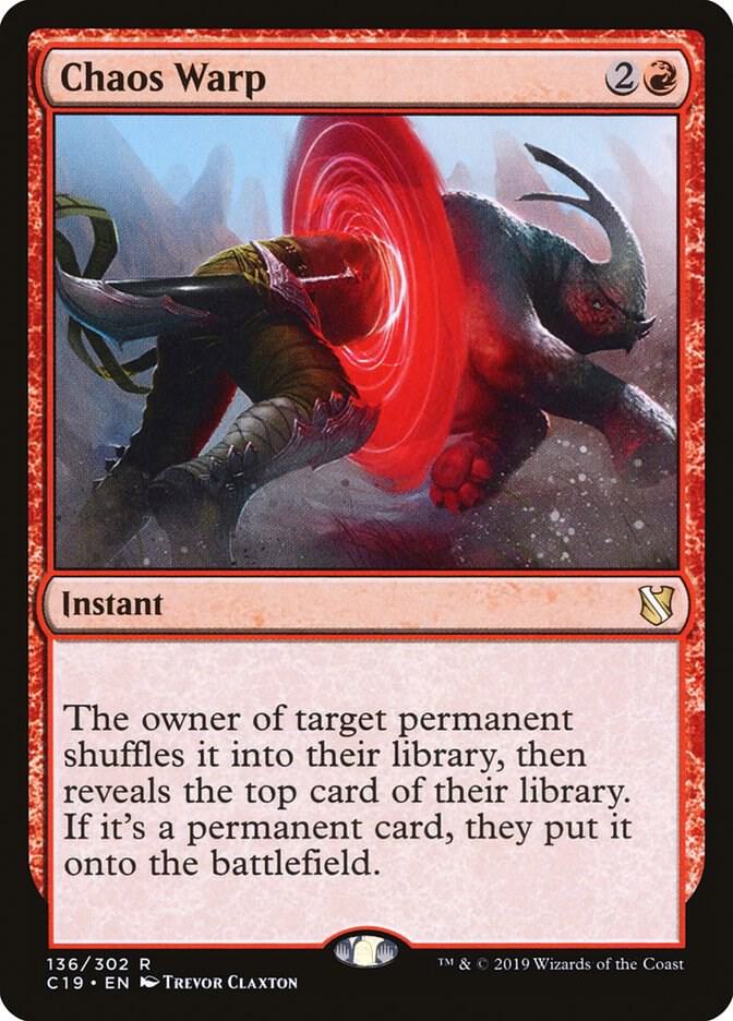 Chaos Warp 136/302 (Commander 2019)  | Good Games Cannington