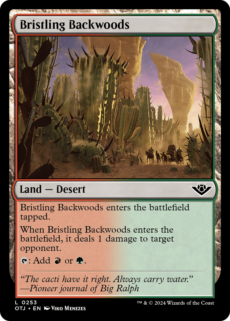 Bristling Backwoods [Outlaws of Thunder Junction] | Good Games Cannington