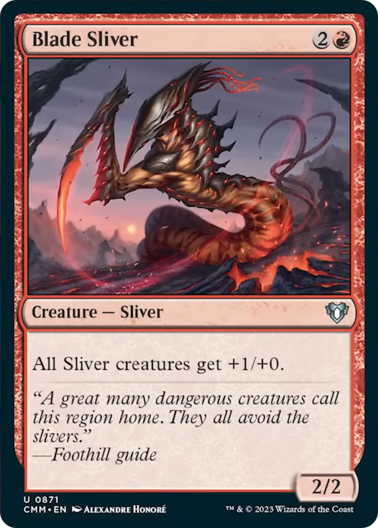 Blade Sliver [Commander Masters] | Good Games Cannington