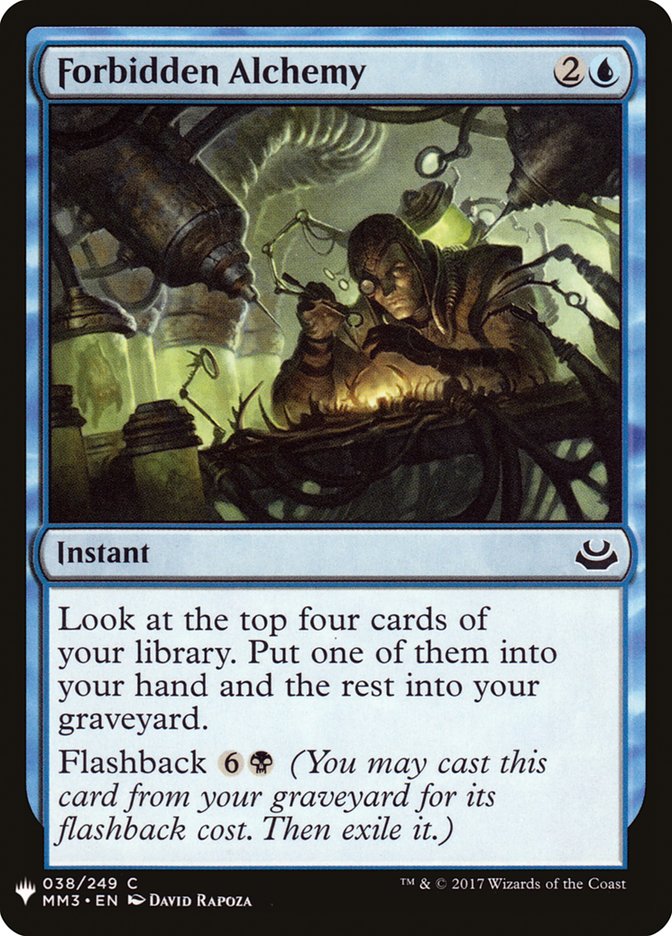 Forbidden Alchemy [Mystery Booster] | Good Games Cannington
