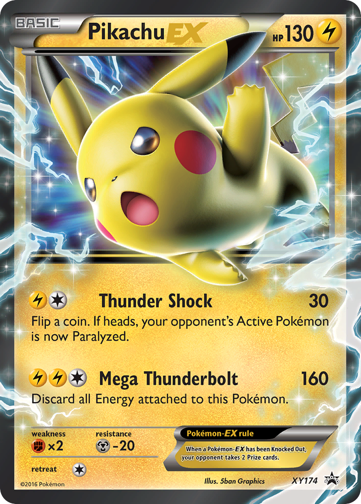 Pikachu EX (XY174) [XY: Black Star Promos] | Good Games Cannington