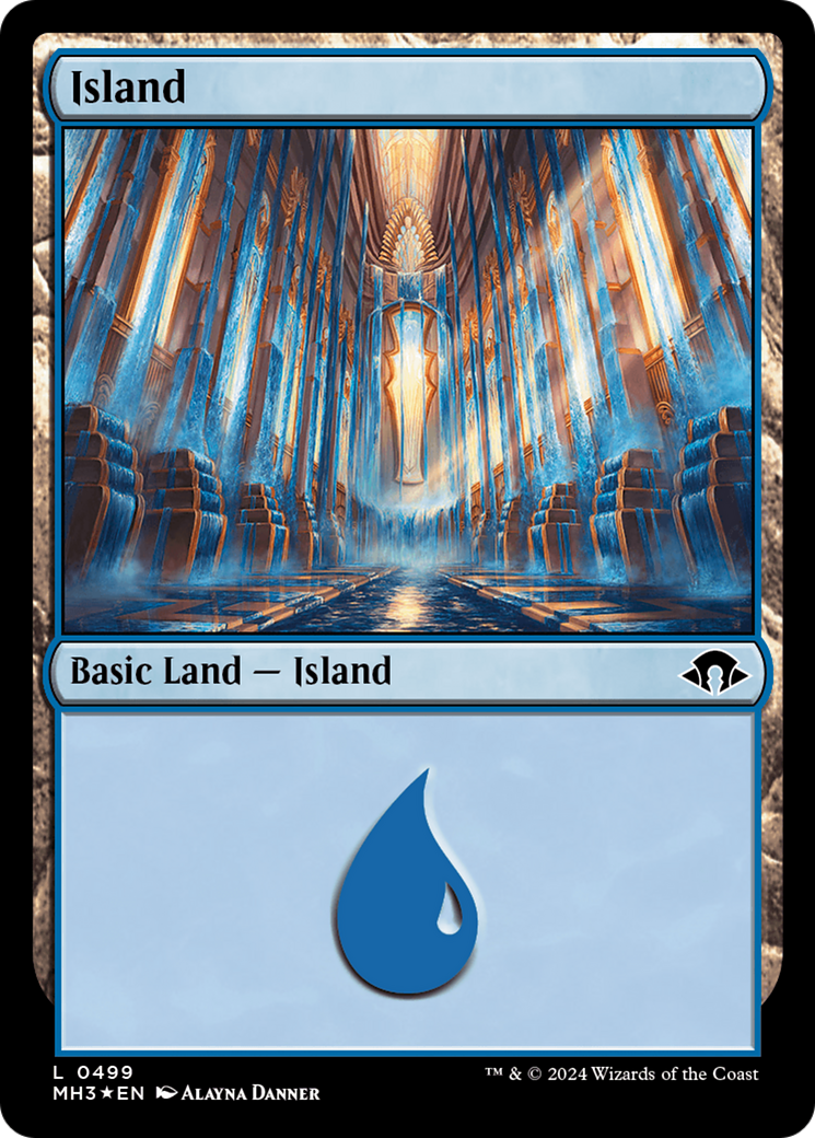 Island (0499) (Ripple Foil) [Modern Horizons 3] | Good Games Cannington