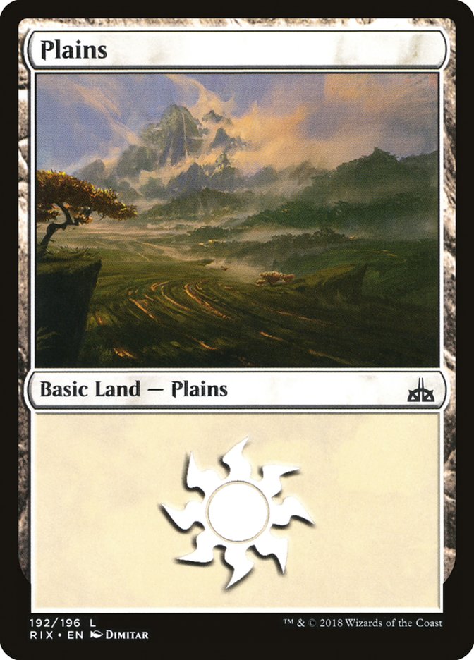 Plains (192) [Rivals of Ixalan] | Good Games Cannington