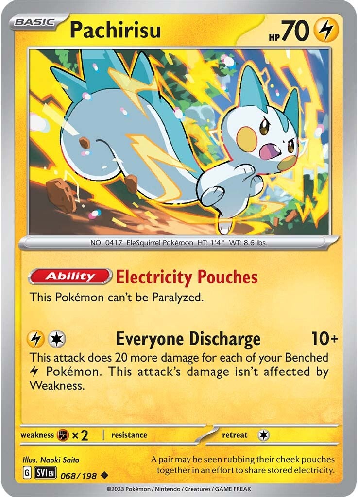 Pachirisu (068/198) [Scarlet & Violet: Base Set] | Good Games Cannington