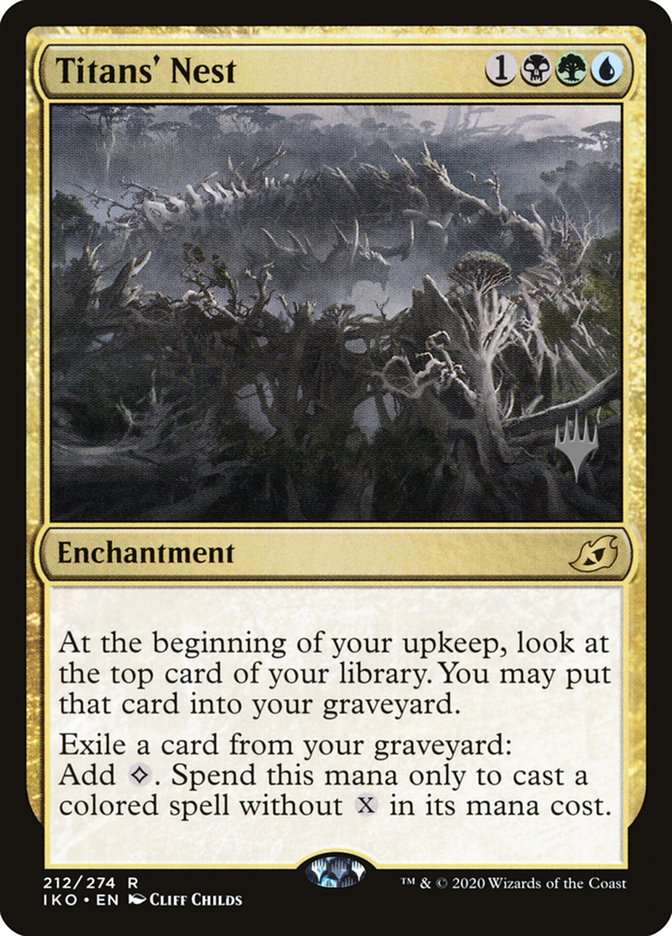 Titans' Nest (Promo Pack) [Ikoria: Lair of Behemoths Promos] | Good Games Cannington