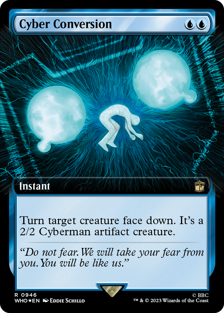 Cyber Conversion (Extended Art) (Surge Foil) [Doctor Who] | Good Games Cannington