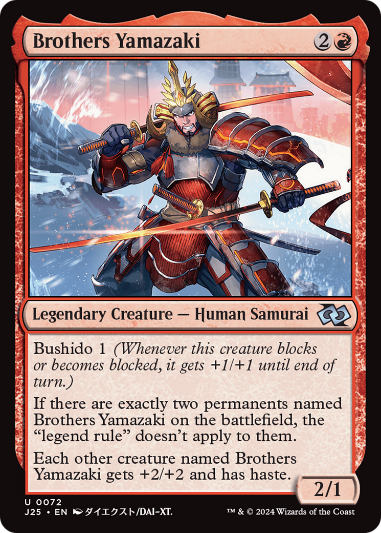 Brothers Yamazaki (72 Swords) (Anime) [Foundations Jumpstart] | Good Games Cannington