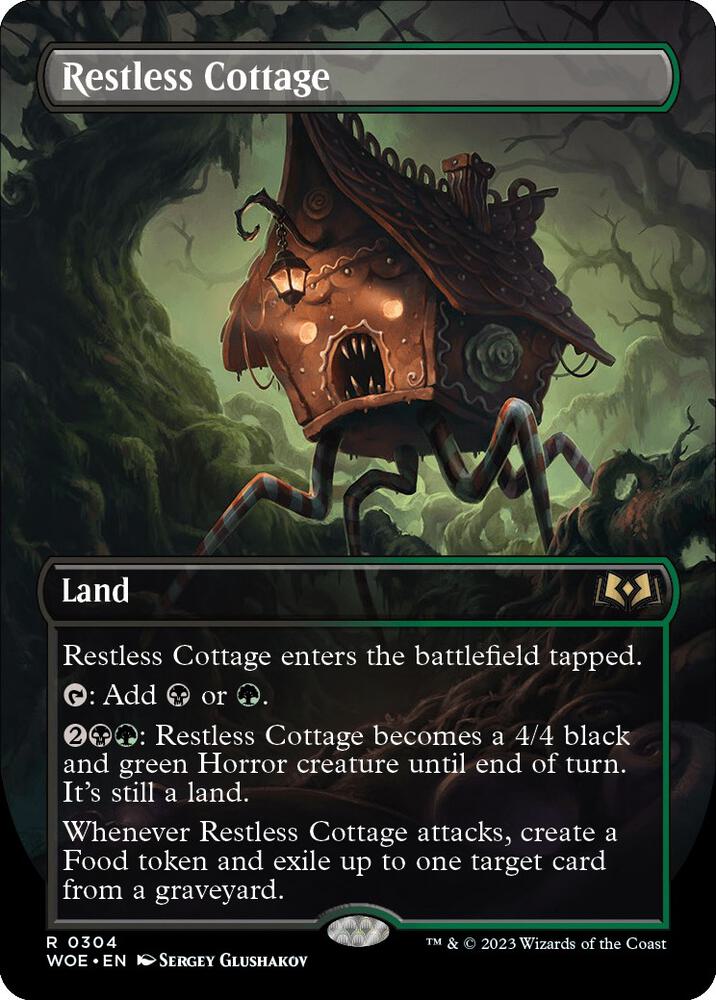 Restless Cottage 304/276 (Wilds of Eldraine)  - Borderless | Good Games Cannington