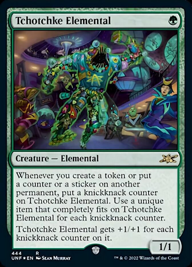 Tchotchke Elemental (Galaxy Foil) [Unfinity] | Good Games Cannington