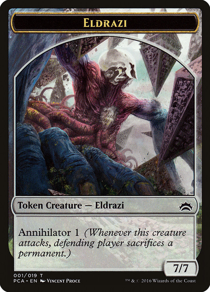 Eldrazi Spawn (003) // Eldrazi Double-Sided Token [Planechase Anthology Tokens] | Good Games Cannington