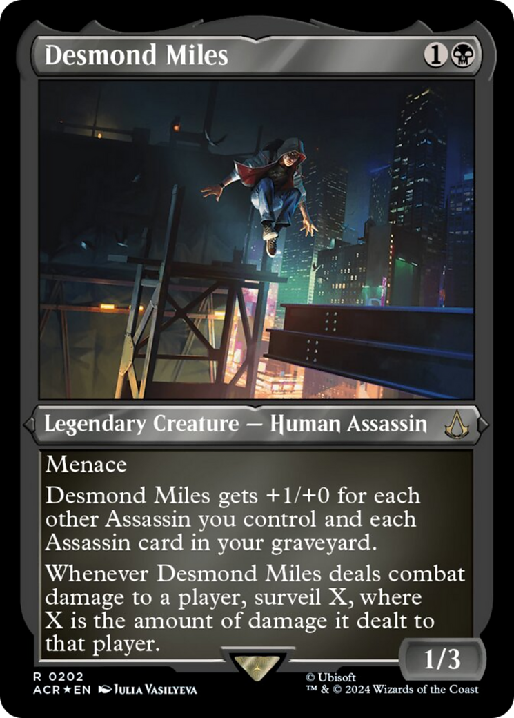 Desmond Miles (Foil Etched) [Assassin's Creed] | Good Games Cannington