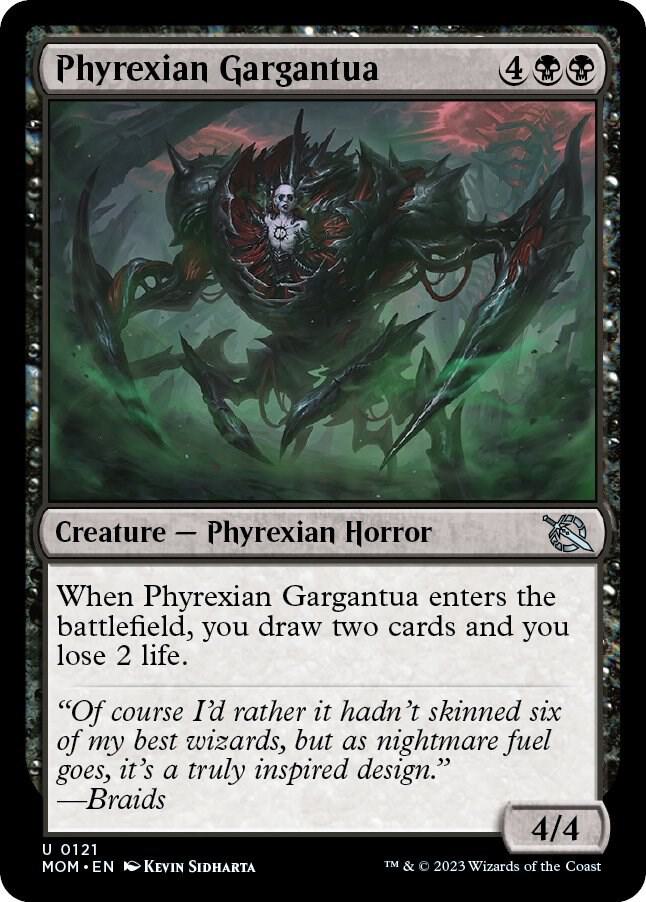 Phyrexian Gargantua 121/291 (March of the Machine)  - Foil | Good Games Cannington