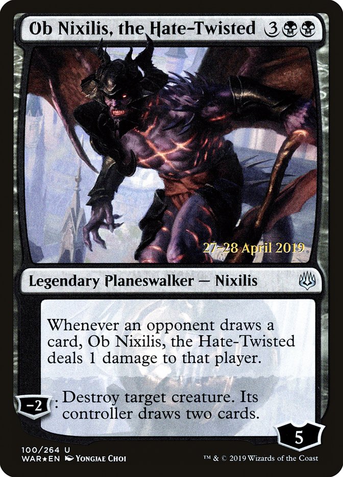 Ob Nixilis, the Hate-Twisted [War of the Spark Prerelease Promos] | Good Games Cannington