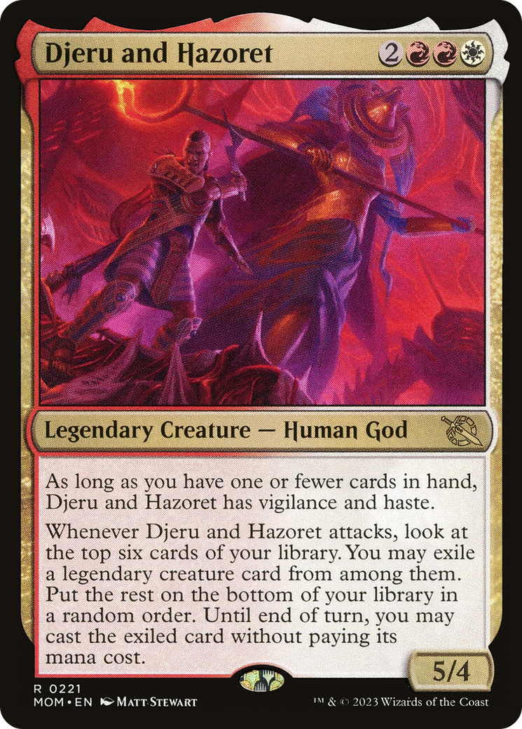 Djeru and Hazoret [March of the Machine] | Good Games Cannington