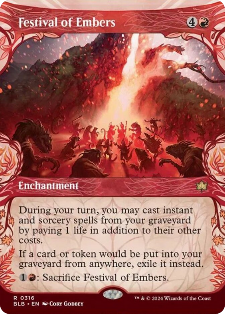 Festival of Embers (Showcase) [Bloomburrow] | Good Games Cannington