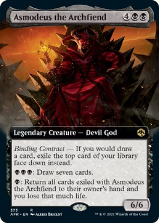 Asmodeus the Archfiend (Extended Art) [Dungeons & Dragons: Adventures in the Forgotten Realms] | Good Games Cannington