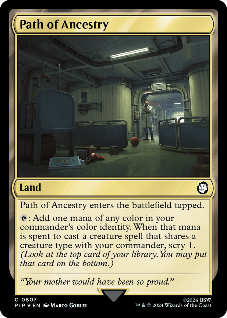 Path of Ancestry (Surge Foil) [Fallout] | Good Games Cannington