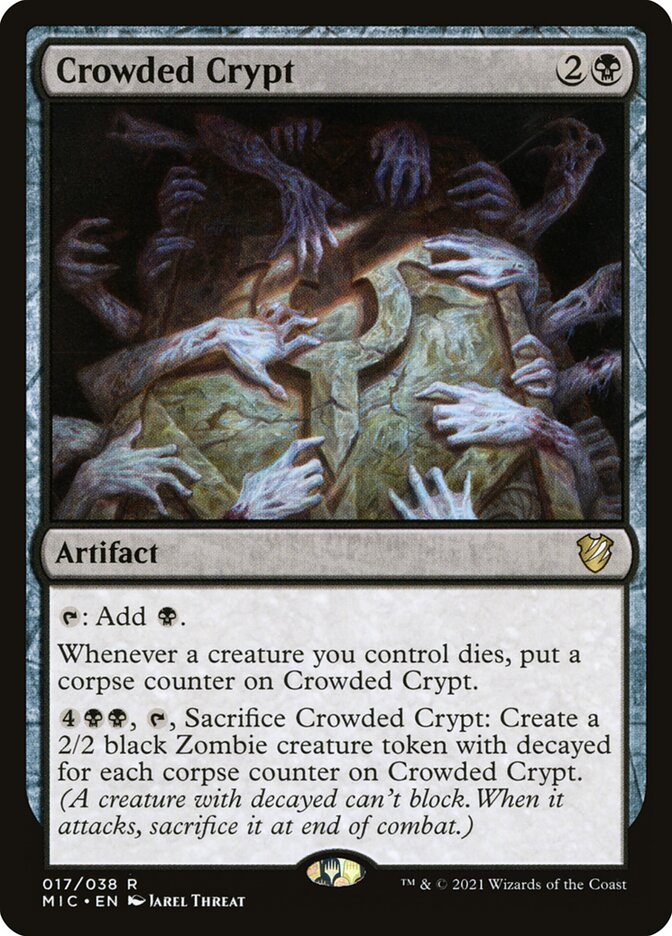 Crowded Crypt 17/38 (Commander: Innistrad: Midnight Hunt)  | Good Games Cannington