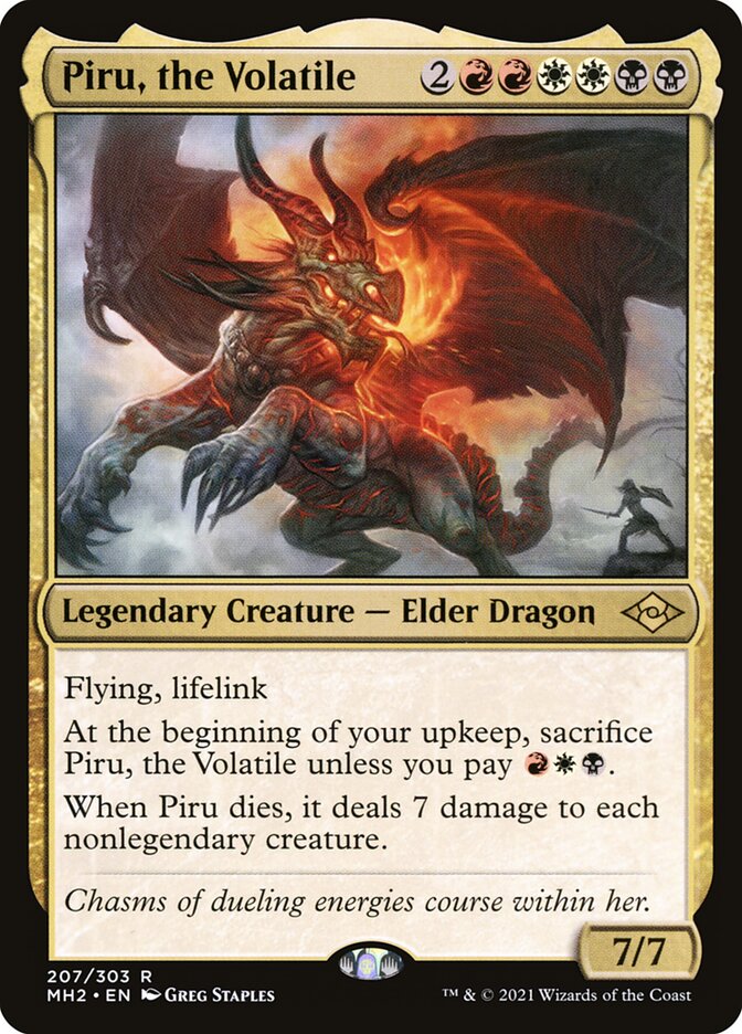 Piru, the Volatile 207 (Modern Horizons 2)  | Good Games Cannington