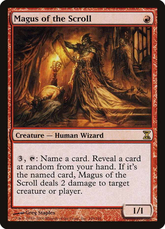 Magus of the Scroll 169/301 (Time Spiral)  | Good Games Cannington