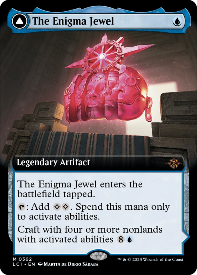 The Enigma Jewel // Locus of Enlightenment (Extended Art) [The Lost Caverns of Ixalan] | Good Games Cannington