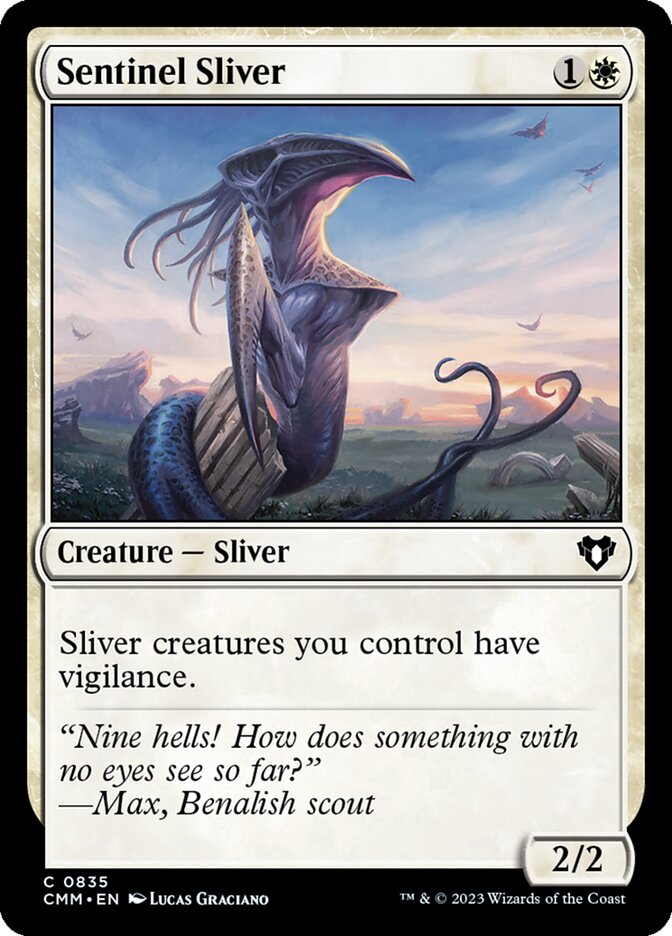 Sentinel Sliver 835/451 (Commander Masters)  | Good Games Cannington