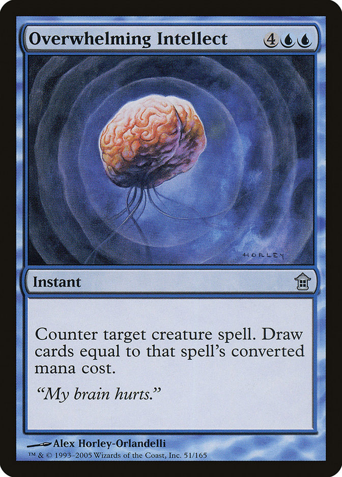 Overwhelming Intellect [Saviors of Kamigawa] | Good Games Cannington