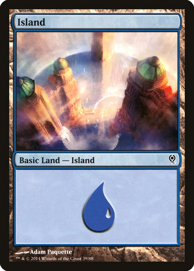 Island (39) [Duel Decks: Jace vs. Vraska] | Good Games Cannington