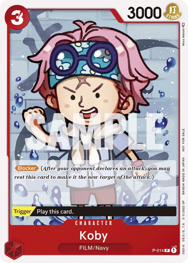 Koby (One Piece Film Red) [One Piece Promotion Cards] | Good Games Cannington