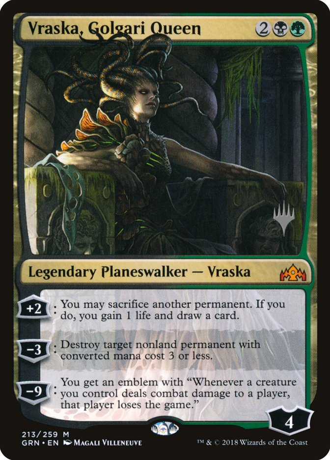 Vraska, Golgari Queen (Promo Pack) [Guilds of Ravnica Promos] | Good Games Cannington