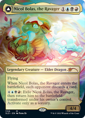 Nicol Bolas, the Ravager // Nicol Bolas, the Arisen (Borderless) [Secret Lair: From Cute to Brute] | Good Games Cannington