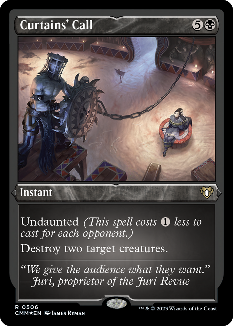 Curtains' Call (Foil Etched) [Commander Masters] | Good Games Cannington