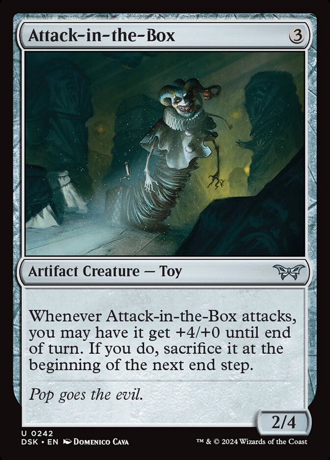 Attack-in-the-Box 242 (Duskmourn: House of Horror)  - Foil | Good Games Cannington
