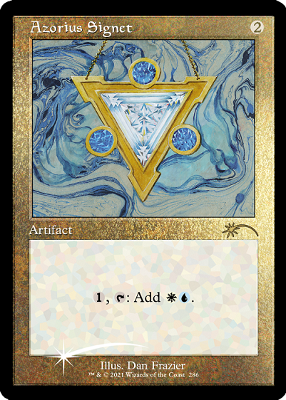 Azorius Signet (Retro) (Foil Etched) [Secret Lair Drop Series] | Good Games Cannington