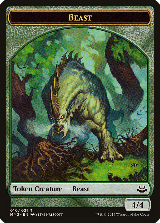 Beast Token (010/021) [Modern Masters 2017 Tokens] | Good Games Cannington