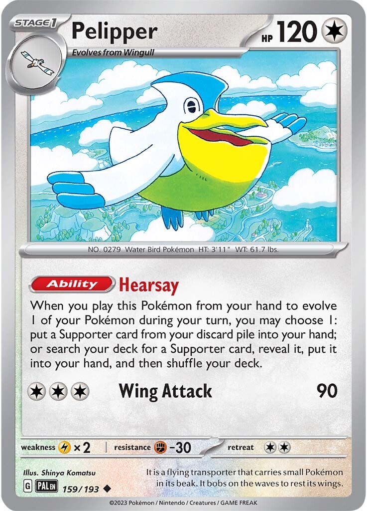 Pelipper (159/193) [Scarlet & Violet: Paldea Evolved] | Good Games Cannington