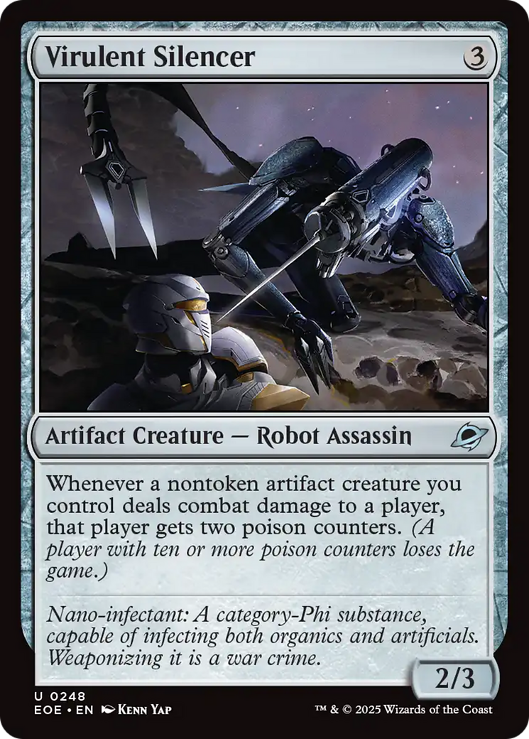 Virulent Silencer [Edge of Eternities] | Good Games Cannington