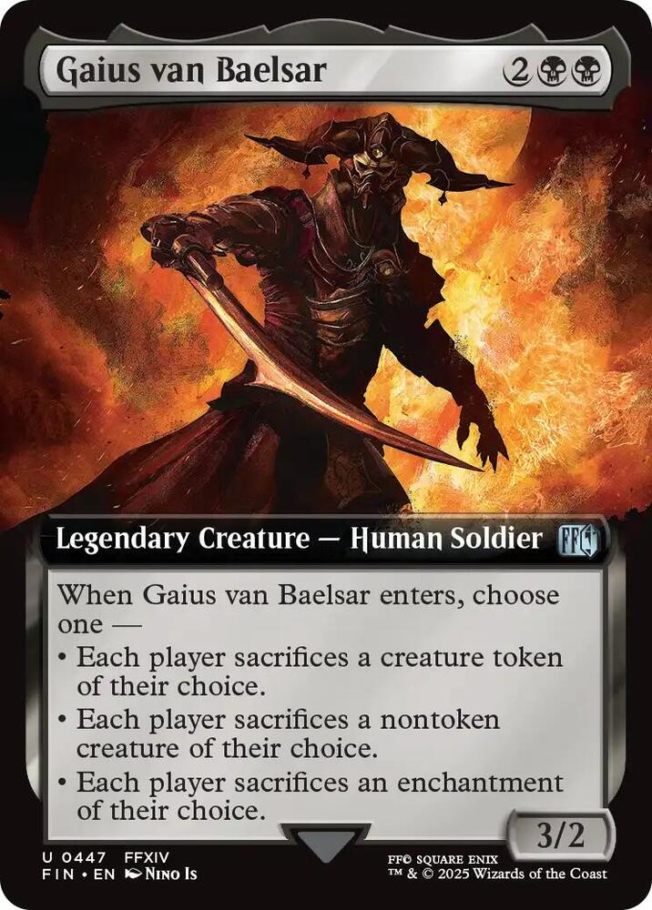 Gaius van Baelsar  447/309 (FINAL FANTASY)  - Extended Art | Good Games Cannington