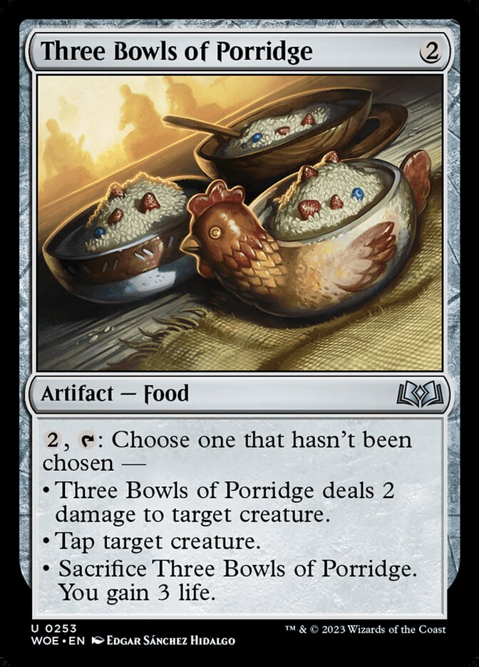 Three Bowls of Porridge 253 (Wilds of Eldraine)  | Good Games Cannington