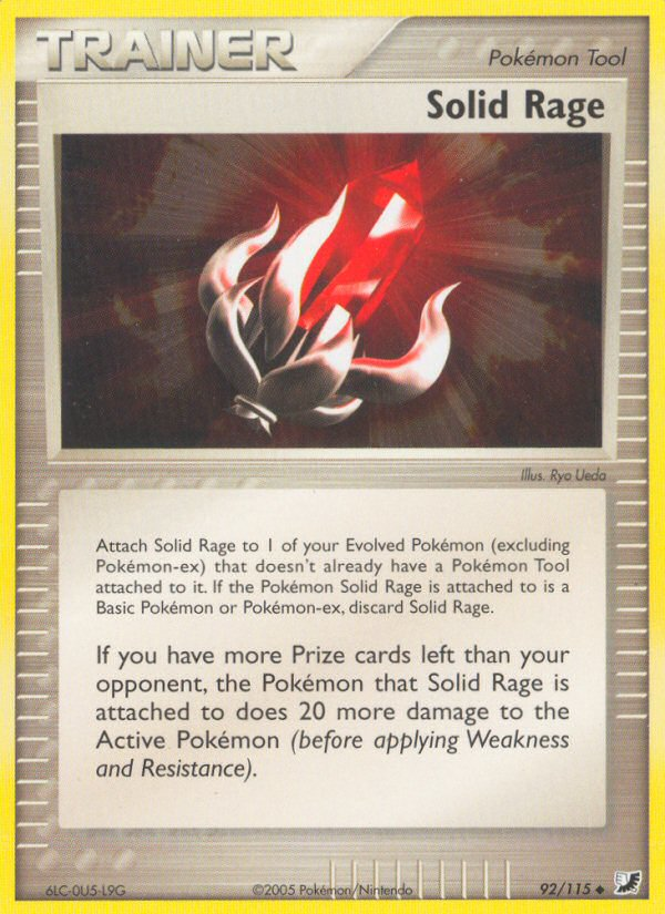Solid Rage (92/115) [EX: Unseen Forces] | Good Games Cannington