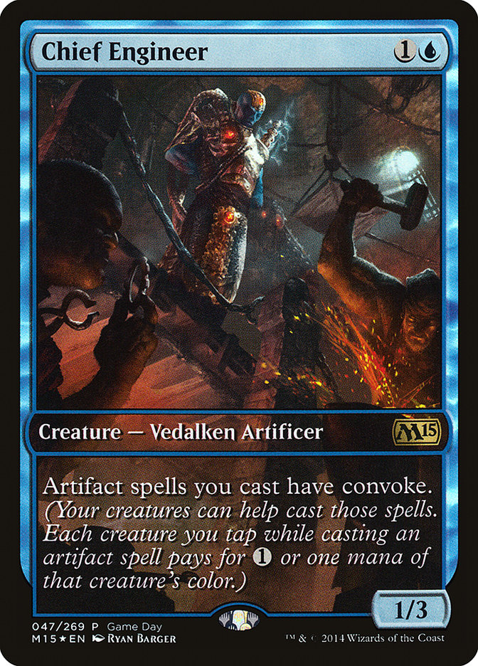 Chief Engineer (Game Day) [Magic 2015 Promos] | Good Games Cannington