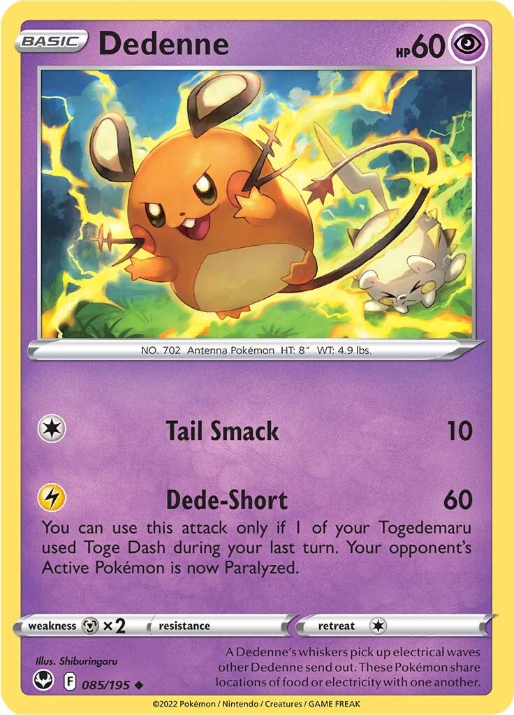 Dedenne (085/195) [Sword & Shield: Silver Tempest] | Good Games Cannington