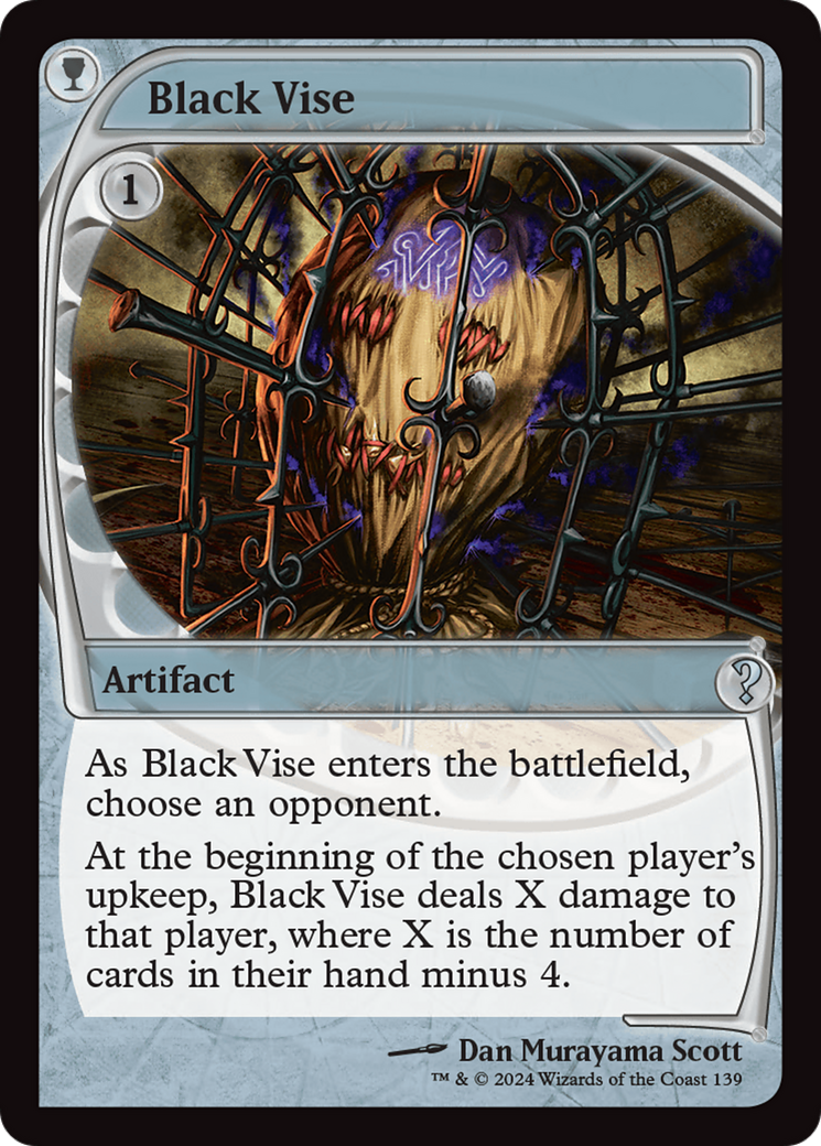 Black Vise (Future Sight) [Mystery Booster 2] | Good Games Cannington