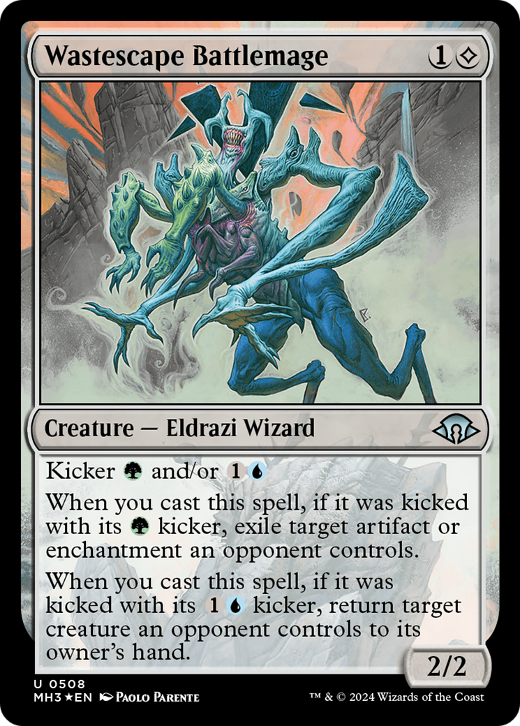 Wastescape Battlemage (Ripple Foil) [Modern Horizons 3] | Good Games Cannington