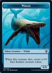 Beast (010) // Whale Double-Sided Token [Commander 2021 Tokens] | Good Games Cannington
