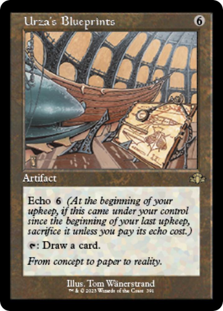 Urzas Blueprints Retro Frame 391 (Dominaria Remastered)  - Foil | Good Games Cannington