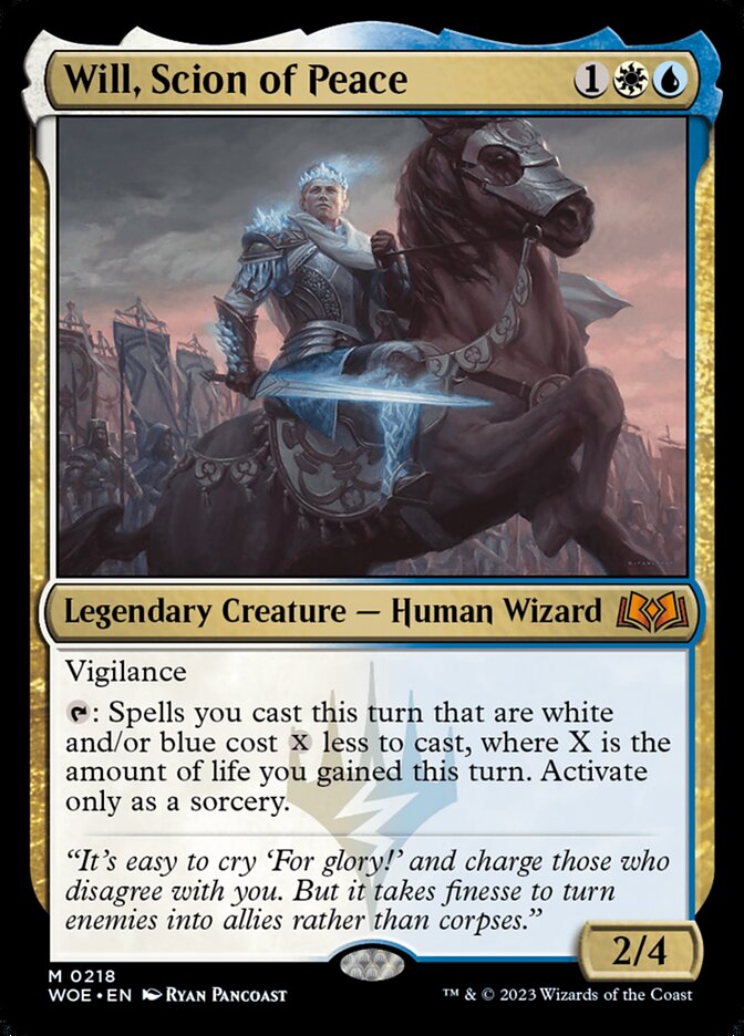 Will, Scion of Peace 218 (Wilds of Eldraine)  | Good Games Cannington