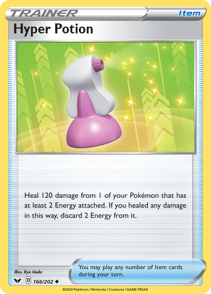 Hyper Potion (166/202) [Sword & Shield: Base Set] | Good Games Cannington