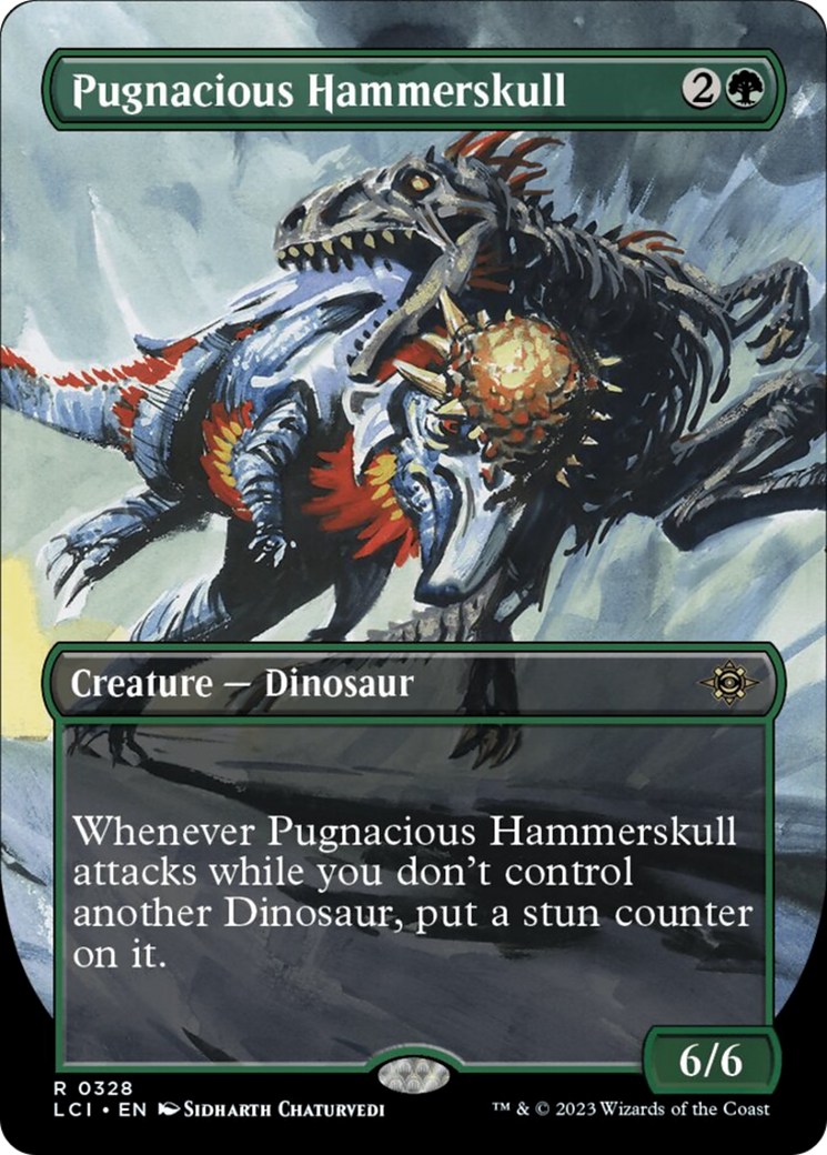 Pugnacious Hammerskull (Borderless) [The Lost Caverns of Ixalan] | Good Games Cannington